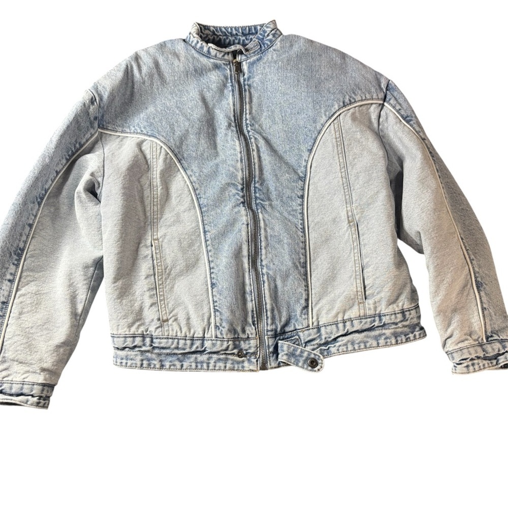 Target Light Blue Denim Jacket with Quilted Lining